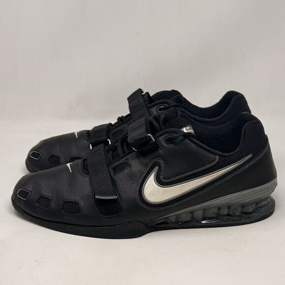 Nike Romaleos 2 Weightlifting Shoes Mens 17 Black Gym Training 476927-001 2013 main image 4